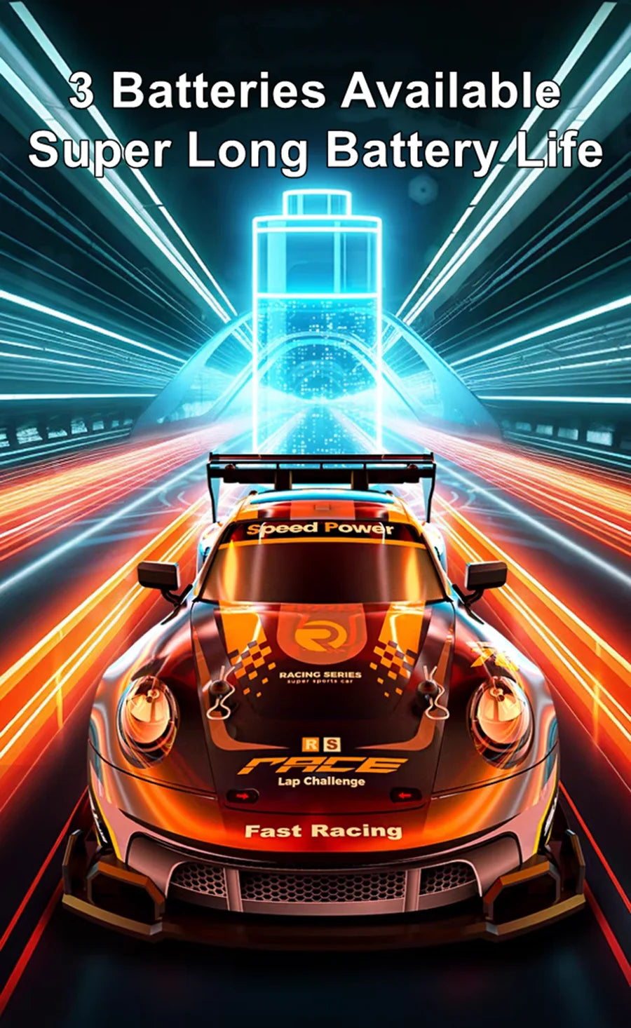 RC Drift Car 4WD Remote Control High Speed Racing Vehicle with LED Lights 2.4GHz Radio 4x4 Off-Road Truck Toy for Children Kids