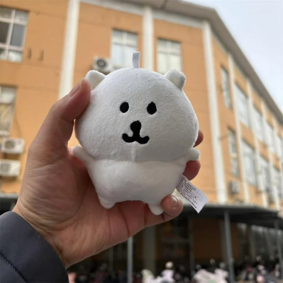 12/22/30cm Cute Self-deprecating Bear Soft Stuffed Doll Kawaii Same Style Japanese Anime White Bear Kid Birthday Xmas Gift