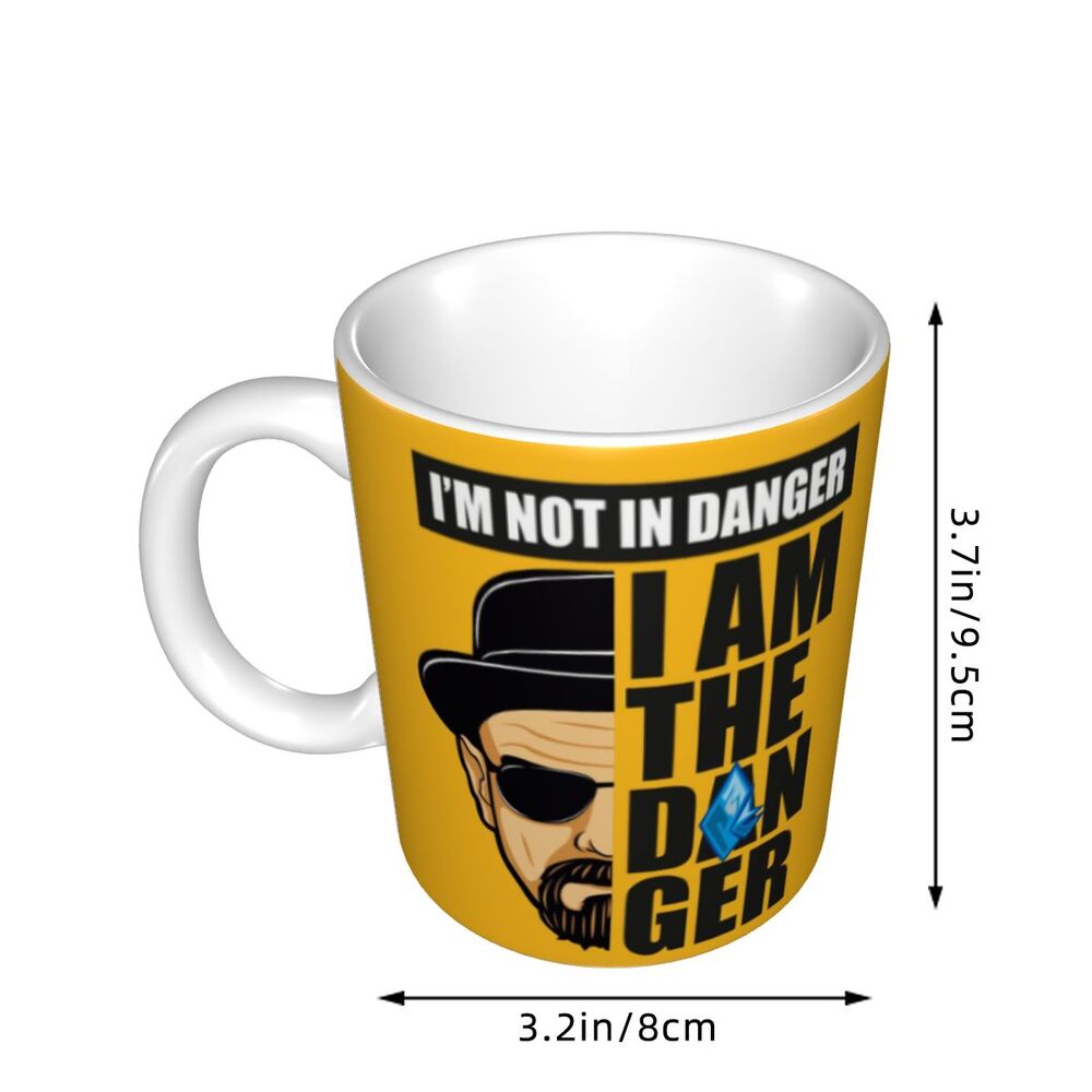 Heisenberg I Am The Danger Mug Personalized Breaking Bad Walter White Coffee Ceramic Mug Cup Creative Present