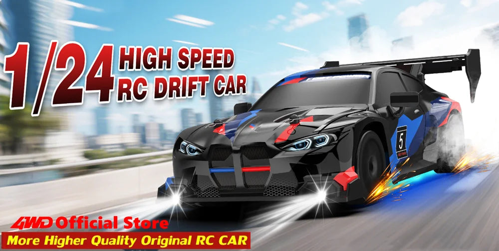 4WD RC Drift Car Remote Control GTRPRO AE86PRO Model 4x4 Racing RTR Radio Truck Vehicle Toy Gift for Boy Girl Children Kid Adult