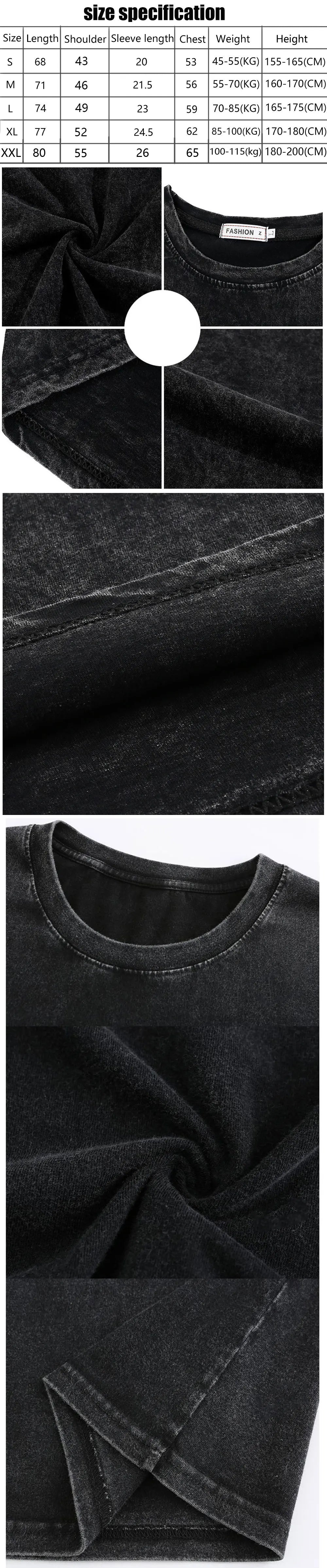 Washed Vintage Dexter Morgan Logo T-shirts Men Women Clothing Casual Oversized Short Sleeve T Shirt High Quality Cotton T-shirt