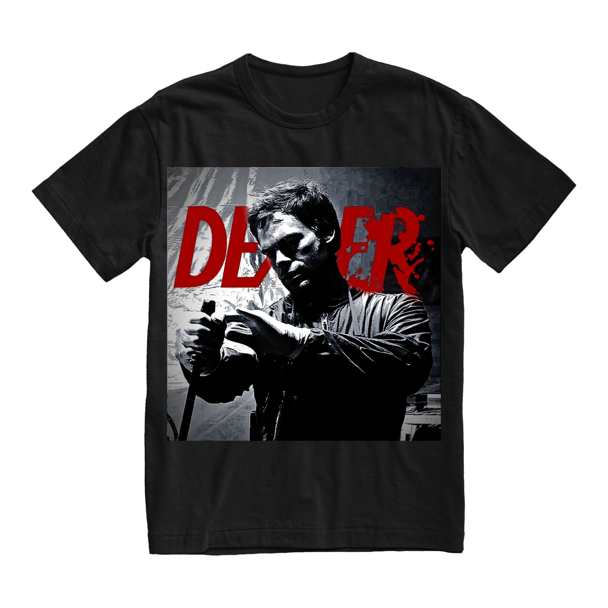 Casual Cotton Vintage T-Shirt Men's Fashion Extra Large Streetwear Limited Dexter Morgan Bay Butcher T-Shirt Men Women