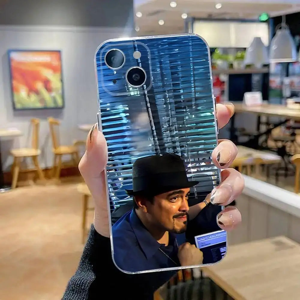 Batista and Dexter Phone Case For iPhone 16,15,14,13,12,11 Pro,Max,Plus,X,XS,XR,SE,Mini Transparent Silicone Soft