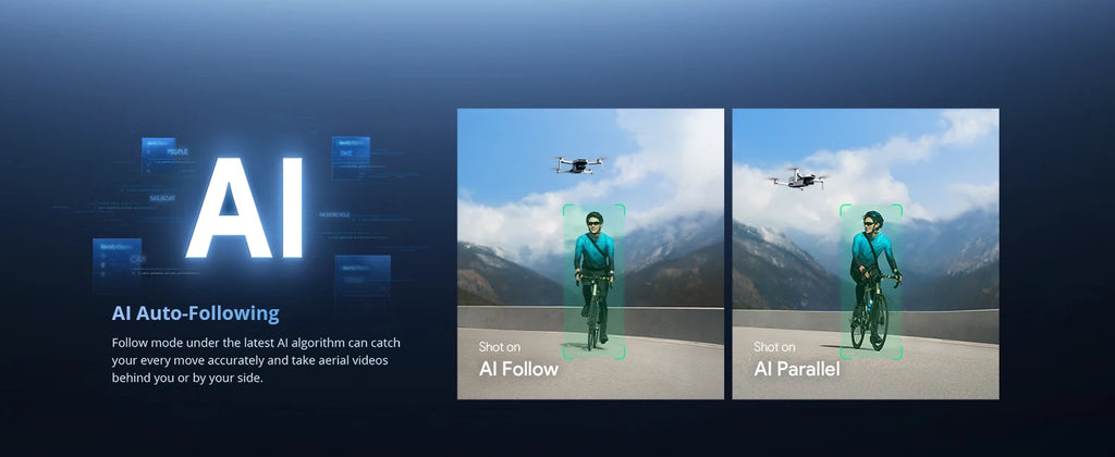 Potensic ATOM 2 Drone, 4K HDR Video, 8K Photo, 3-Axis Gimbal Camer, Under 249g, Vertical Shooting,10-KM, AI Night Shot, AI Track