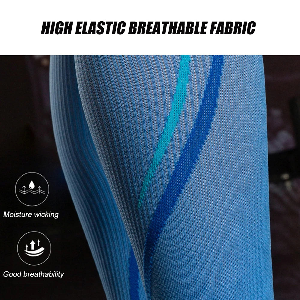 Calf Compression Sleeve, Leg Sleeves Brace for Shin Splints Pain Relief, Footless Compression Socks for Varicose Vein, Football