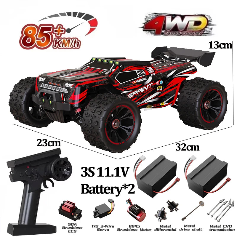 9522PRO 85KM/H High-speed RC Car Brushless Four-wheel Drive Off-road Drift 1:16 Professional Racing Car 9522 50KM/H Boy's Toy