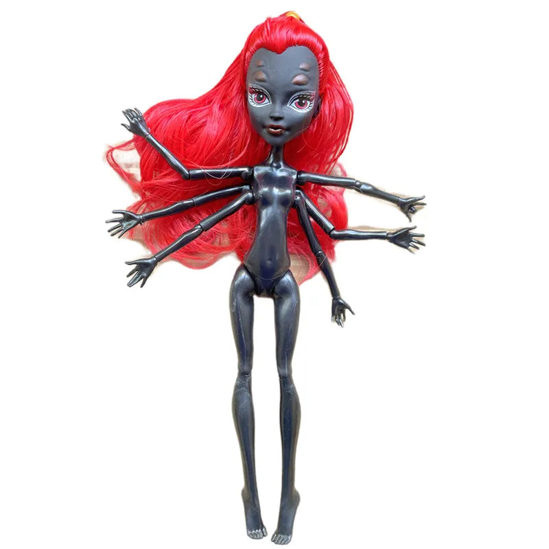 Monster Dolls Cute Horse-man Deer Cat Draculaura/Clawdeen Wolf/ Frankie Stein / Black Spider Movable Body Girls Toys Gift
