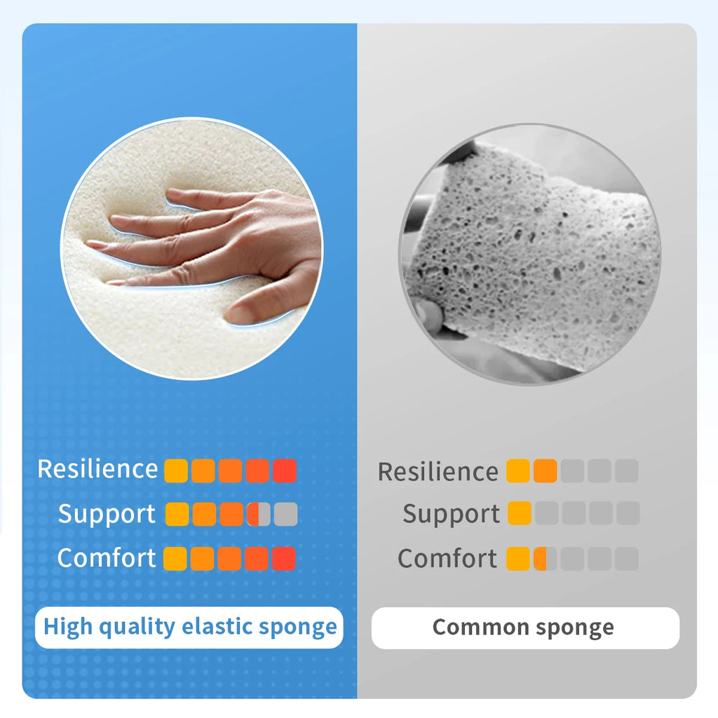 VELPEAU Neck Brace for Pain Relief and Spine Pressure, Adjustable Foam Neck Support Collar for Snoozing and Sleep Apnea