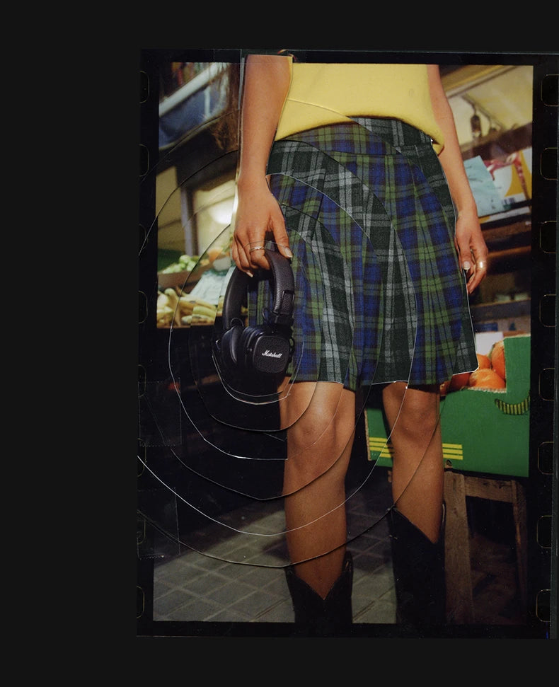 Original Marshall Major V 5 Wireless Bluetooth Headphones With App Classic Earphones Deep Bass Foldable Music Microphone Headset