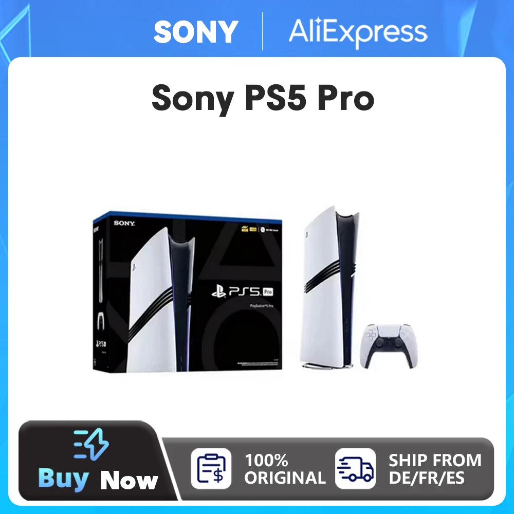 Sony PlayStation 5 Pro Console Sony PS5 Pro Advanced Ray Tracing Optimized Console Performance Ultra-High Speed SSD 