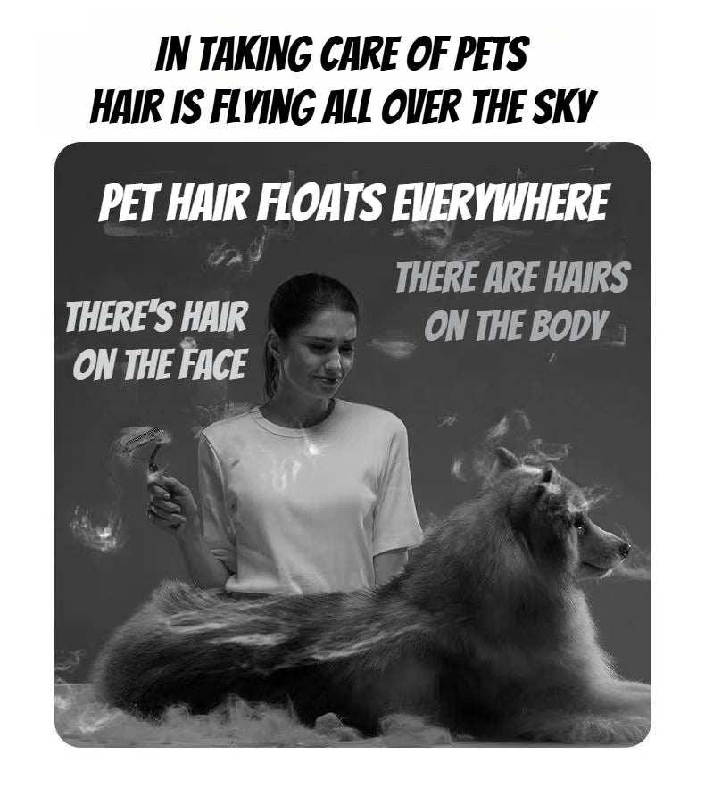 Pet multi-functional hair trimmer dog vacuum set all-in-one machine pet beauty device vacuum cleaner hair clipper