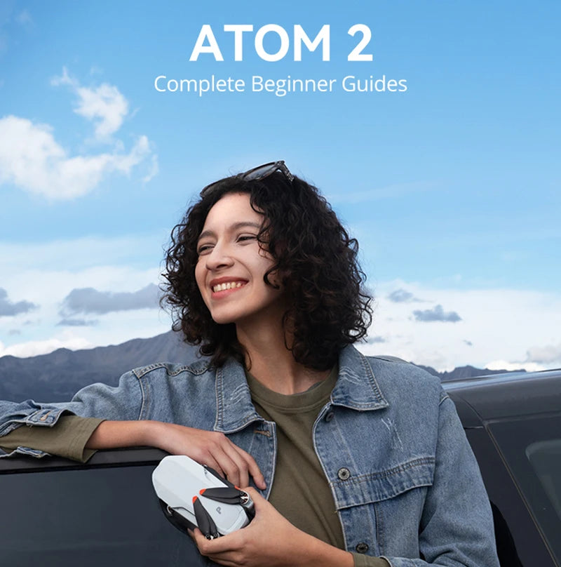 Potensic ATOM 2 Drone, 4K HDR Video, 8K Photo, 3-Axis Gimbal Camer, Under 249g, Vertical Shooting,10-KM, AI Night Shot, AI Track