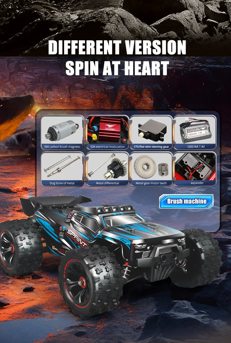 9522PRO 85KM/H High-speed RC Car Brushless Four-wheel Drive Off-road Drift 1:16 Professional Racing Car 9522 50KM/H Boy's Toy