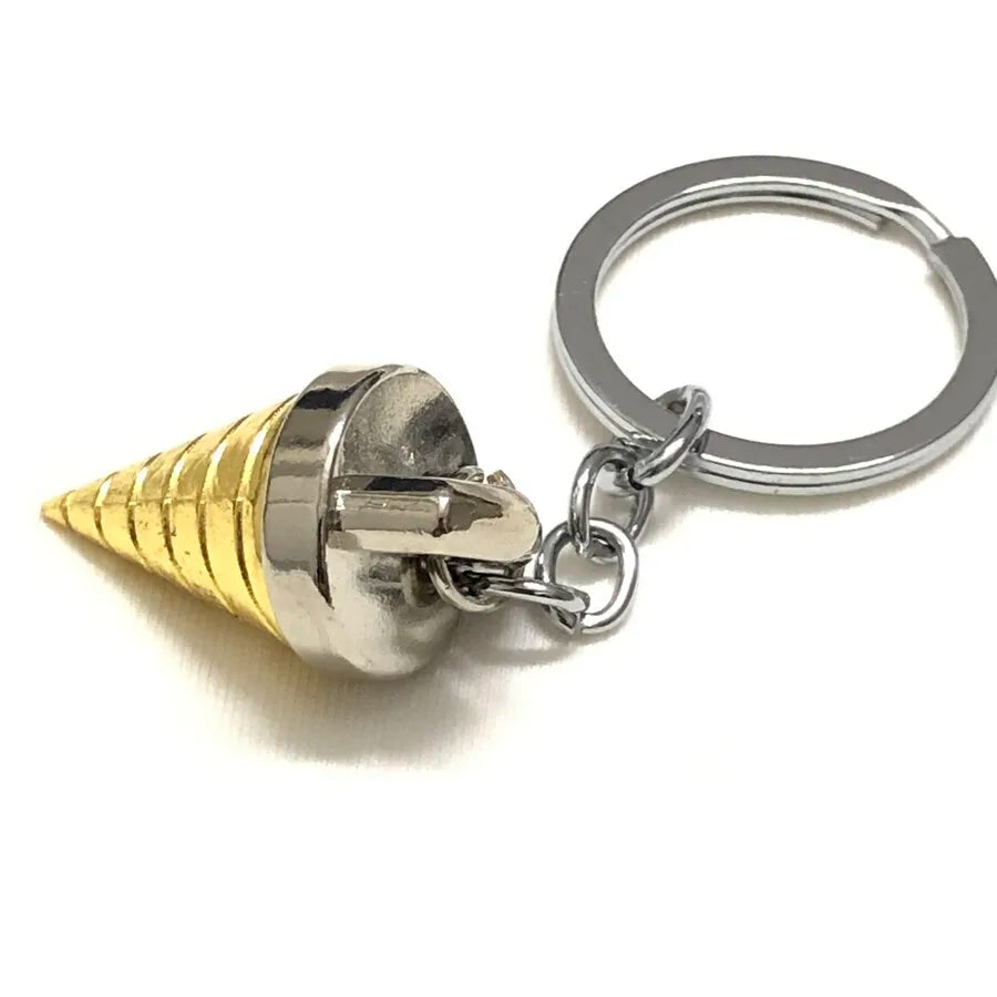 Anime Tengen Toppa Gurren Lagann Necklace Core Drill Pendant Keychain keyring Jewelry Cosplay Toy Birthday Women Men Gift