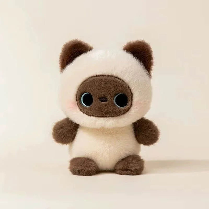 New Kawaii Soft Animal Series Plush Doll Pillow Elephant Pig Dog Sheep Penguin Raccoon Cat Cute Plush Toy Gift for Boys or Girls