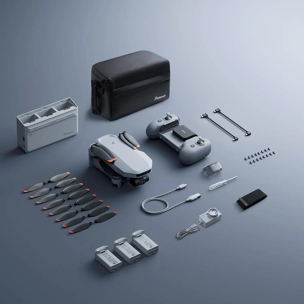 Potensic ATOM 2 Drone, 4K HDR Video, 8K Photo, 3-Axis Gimbal Camer, Under 249g, Vertical Shooting,10-KM, AI Night Shot, AI Track