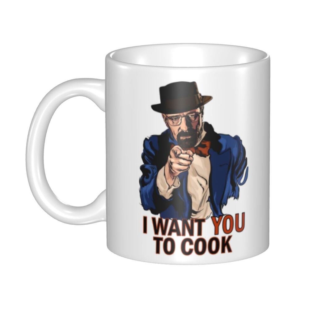 Heisenberg I Am The Danger Mug Personalized Breaking Bad Walter White Coffee Ceramic Mug Cup Creative Present