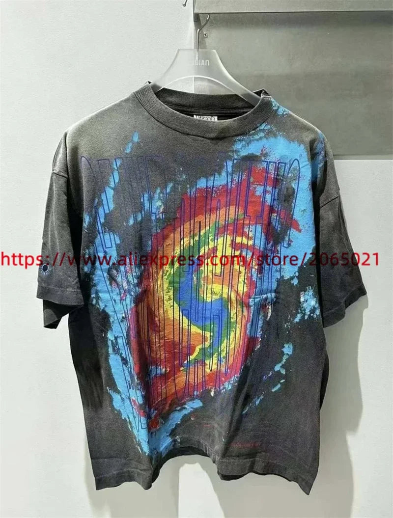 Public Enemy Saint Washed T-shirt Men Women Best Quality Tee Tops T Shirt