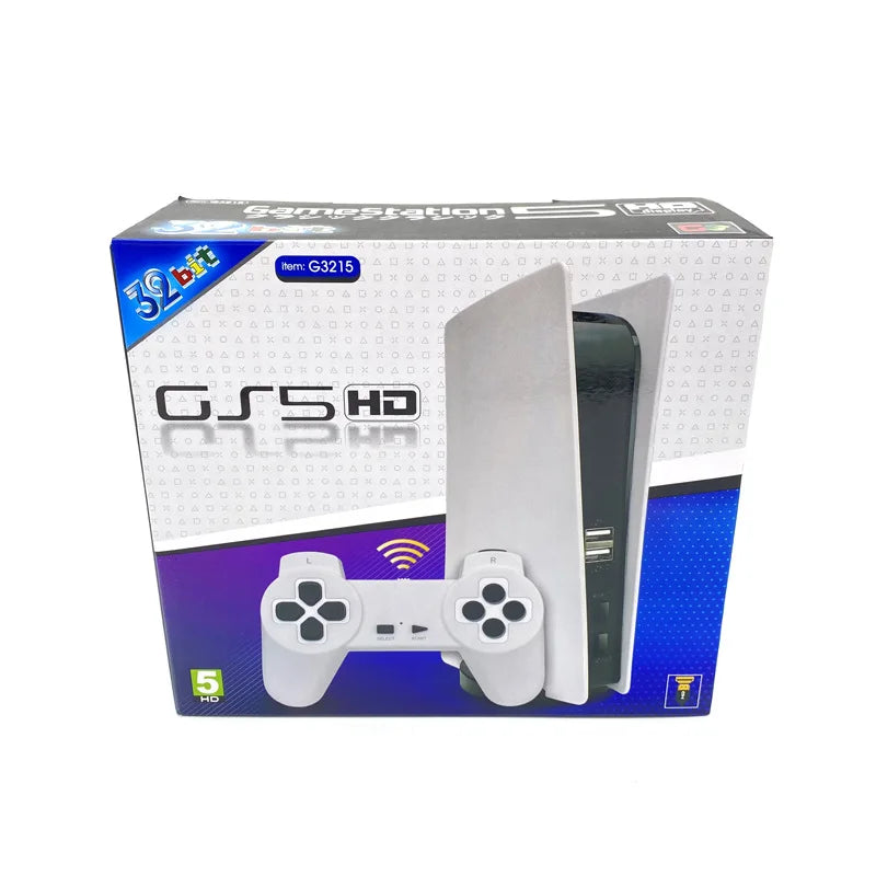 G3215 32bit Retro Video Game Console built-in 200 games For PS5 mini TV Classic Games Station wireless gamepad HD output