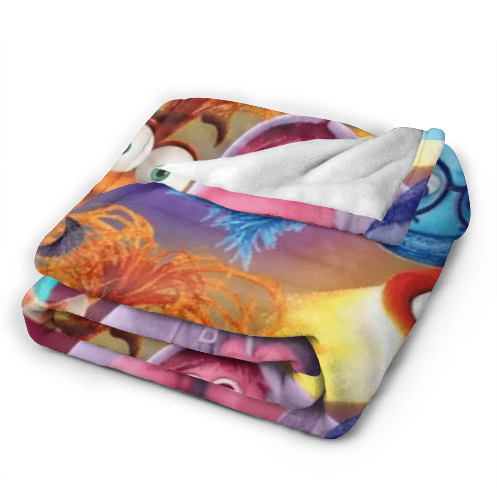 Super Warm BlanketKids Decorative Insides Out 2 Feels Throw Blanket All Feeling Flannel Bedspread For Bedroom Sofa Bed Cover