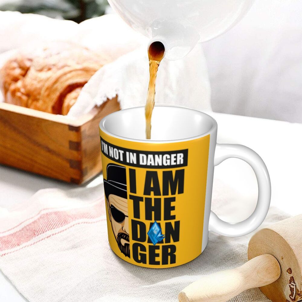Heisenberg I Am The Danger Mug Personalized Breaking Bad Walter White Coffee Ceramic Mug Cup Creative Present