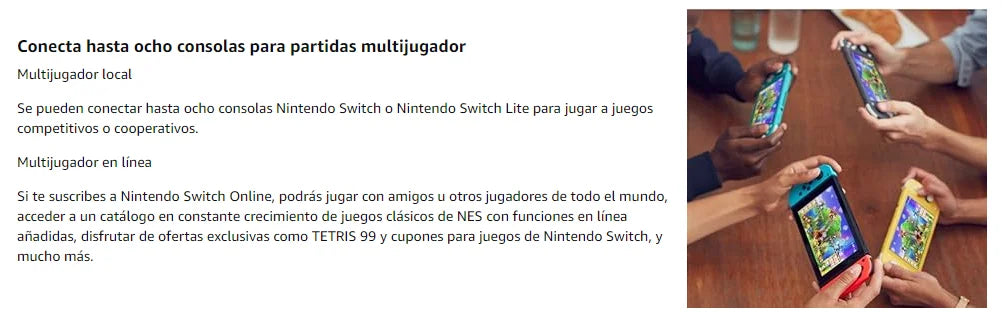 Consolas Nintendo Switch Lite - 32GB Batería 3570mah 5.5'' Compact and lightweight Built-in controllers Compatible games