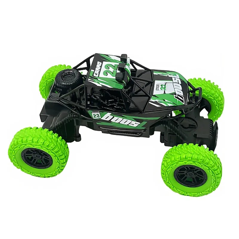Remote Control Off-Road Climbing Car 1:18 For Kids High Speed Flashing Lights Rechargeable Toy Vehicle Gifts For Boys And Girls