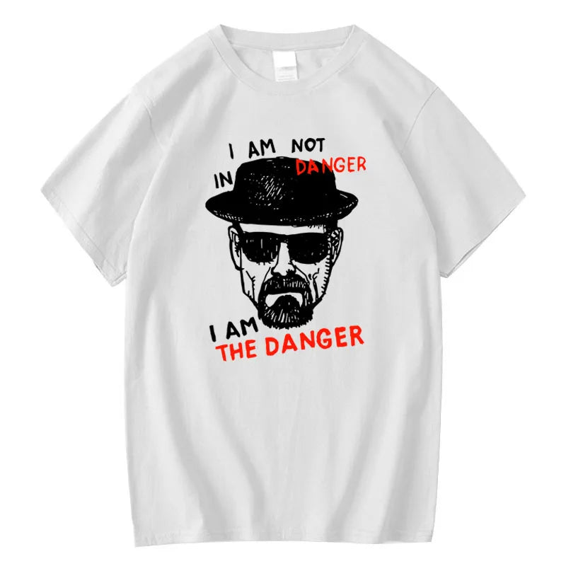 Men's T-shirt 100% Cotton Short Sleeve Breaking Bad Men T-shirt Casual Heisenberg Print Summer Tshirt Cool T-shirt Male Men Tops