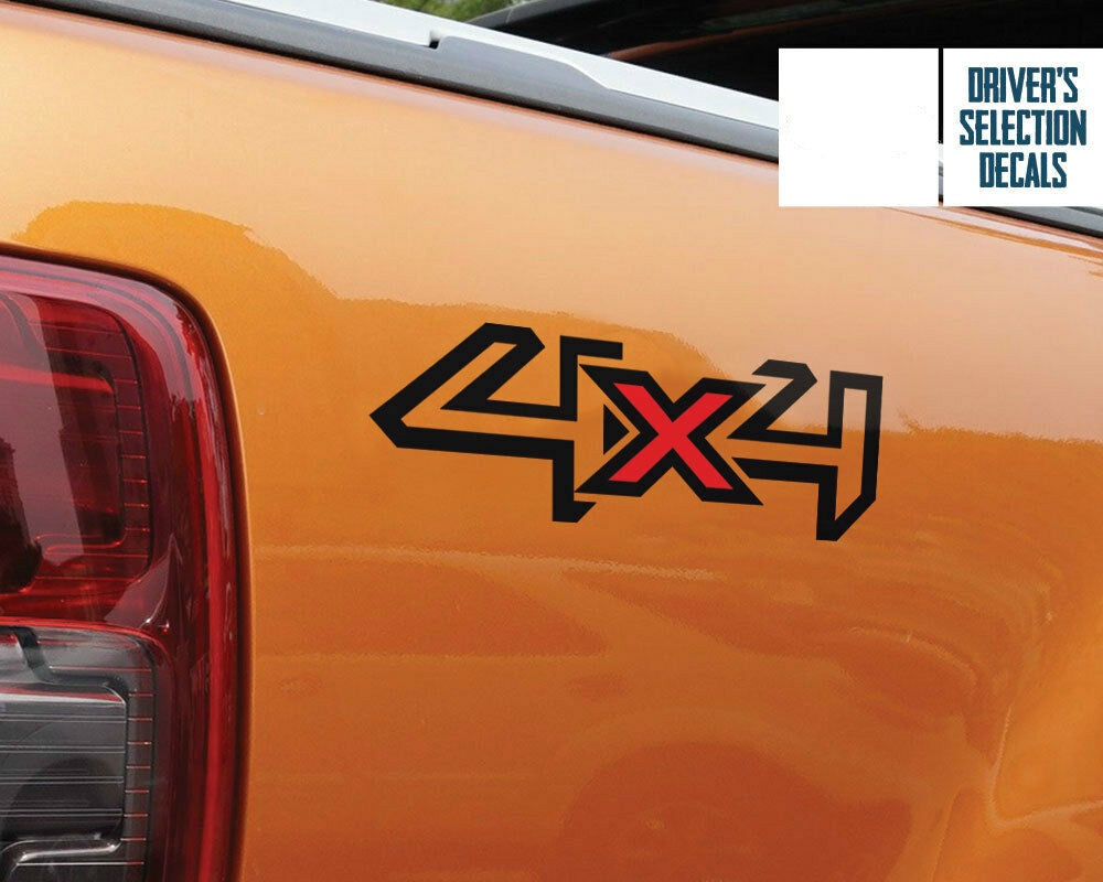 1Pc Letter 4x4 Graphics Car Decal Sticker Auto Decoration Fit for Ford  Ranger Chevy Silverado GMC Sierra Truck Blaze Buck