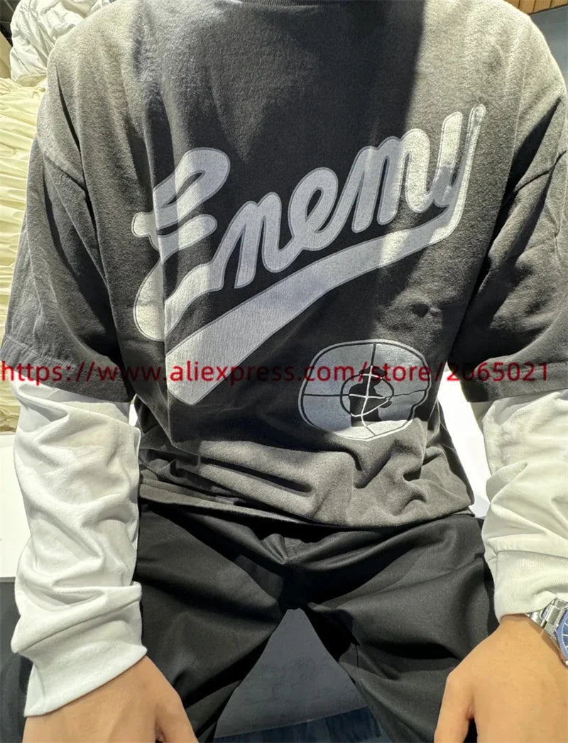 Public Enemy Saint Washed T-shirt Men Women Best Quality Tee Tops T Shirt