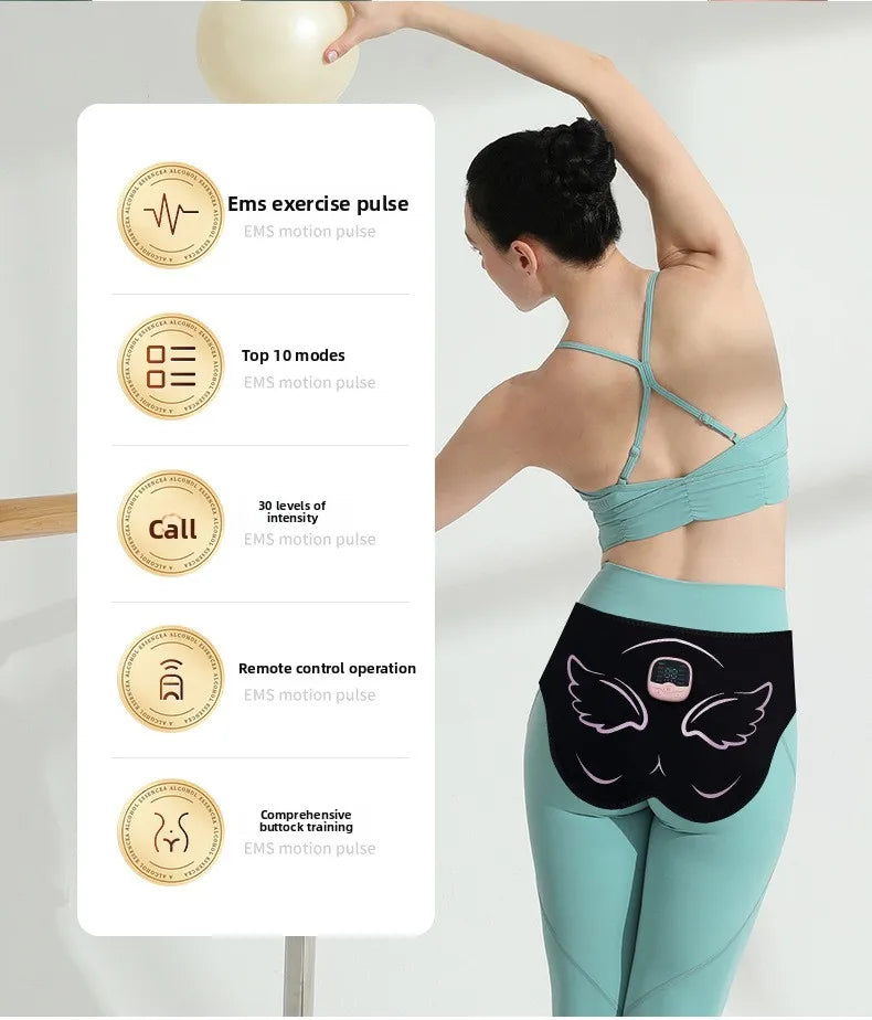 Rechargeable Fitness and beauty buttocks equipment, massagers, and lifting pants EMS for men's and women's buttocks training