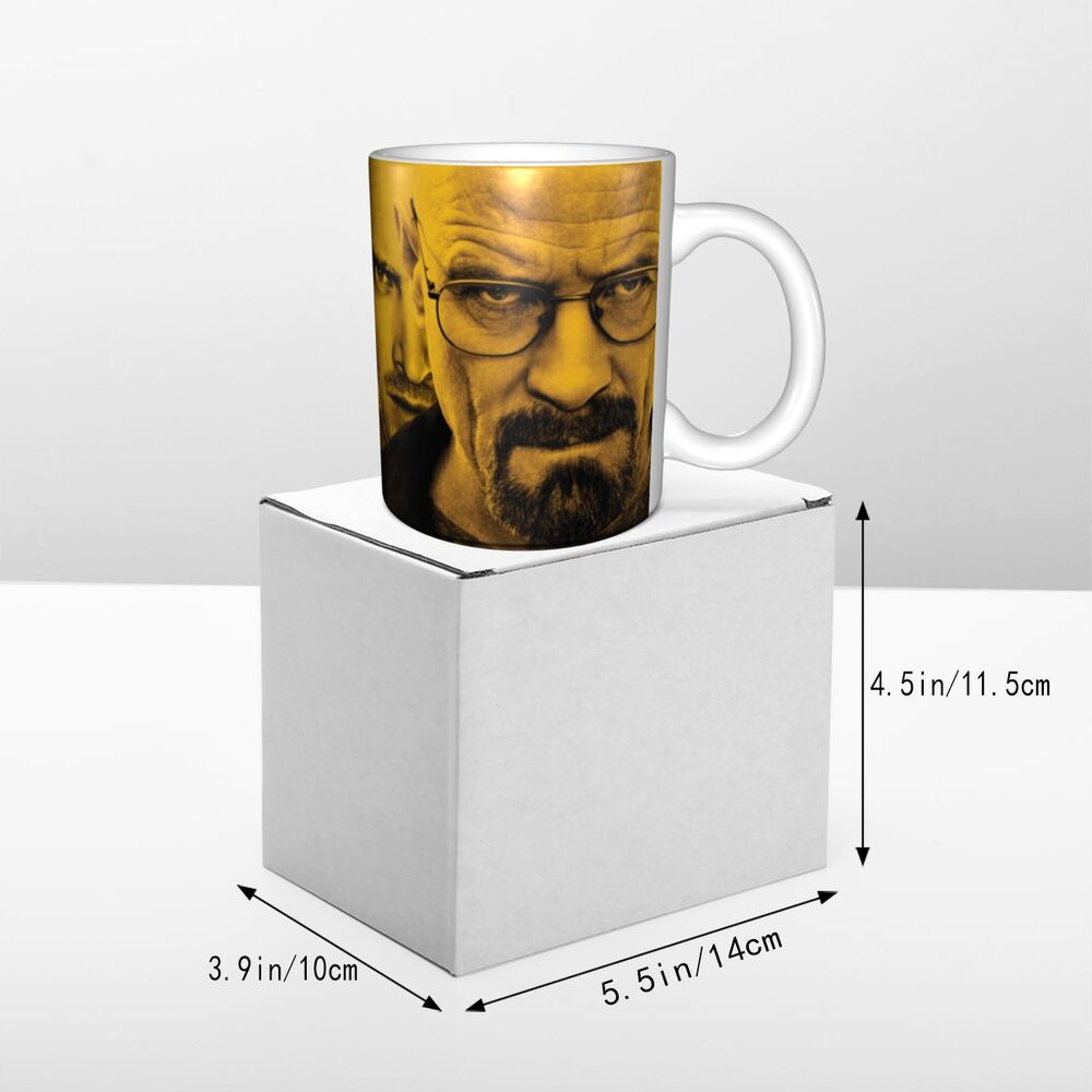 Heisenberg I Am The Danger Mug Personalized Breaking Bad Walter White Coffee Ceramic Mug Cup Creative Present