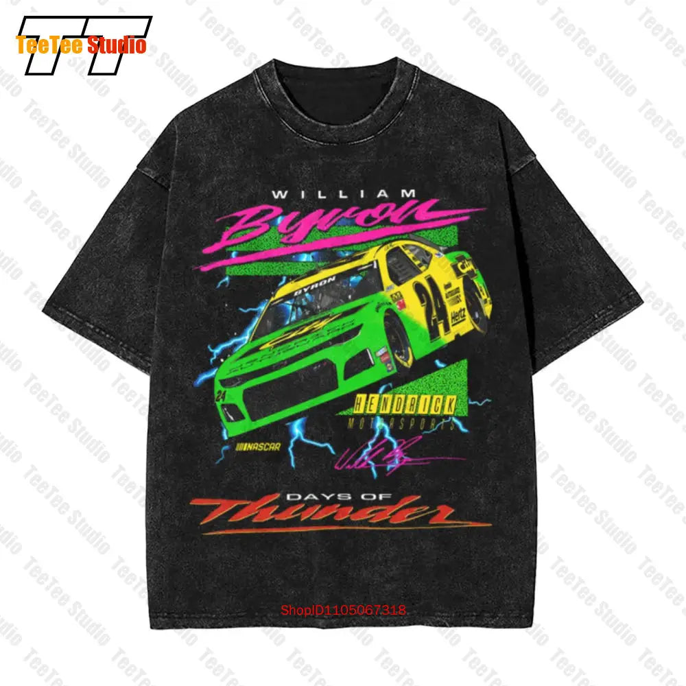 William Byron Hendrick Motorsports Team Day Of Thunder Vintage Oversized T-Shirt KT8G